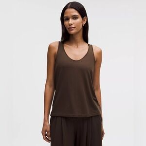 RW&CO Espresso Brown Loose Cami